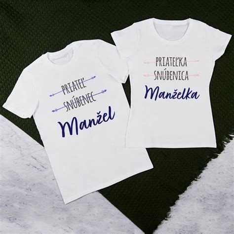 ukážka personalizovaného hrnčeka a tričiek pre páry