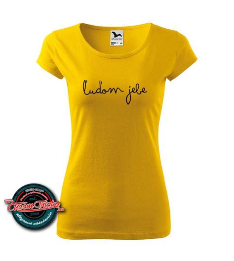 Vtipné tričko s nápisom 