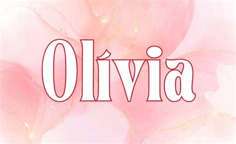 Infografika zobrazujúca charakterové vlastnosti ženy menom Olívia