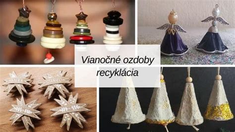 foto: vianočné dekorácie z recyklovaných plechoviek