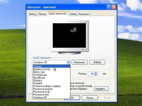 Zimné šetriče obrazovky Windows XP
