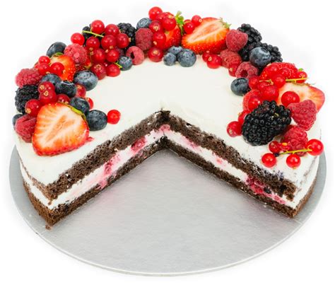 Vizualizácia jednotlivých vrstiev torty s mascarpone krémom a ovocím