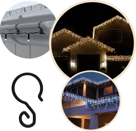 Ilustrácia vonkajšieho vianočného osvetlenia na dome a v záhrade