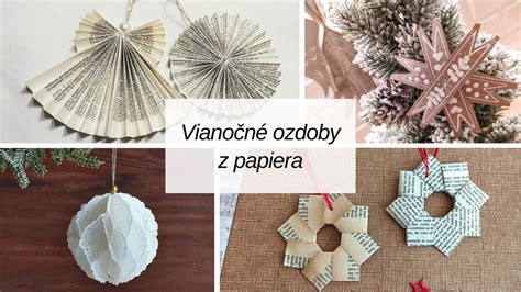 papierové vianočné ozdoby a reťaze