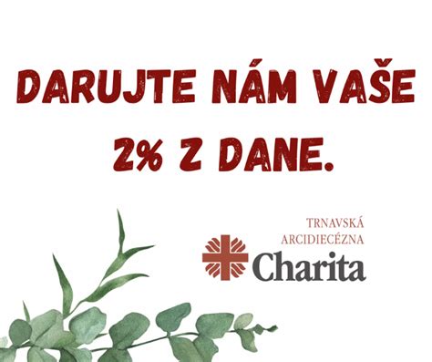 Infografika: Ako darovať 2% z dane Slovenskej katolíckej charite