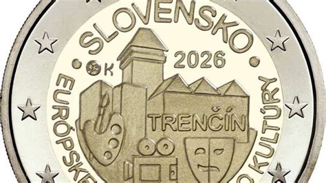 Tematické foto: Pamätná dvojeurová minca Slovenska