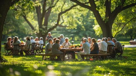 Thematic photo of a large family gathering celebrating a senior's birthday, with focus on warmth and happiness.
