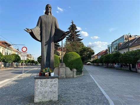 Panoráma mesta Prešov s historickými kostolmi