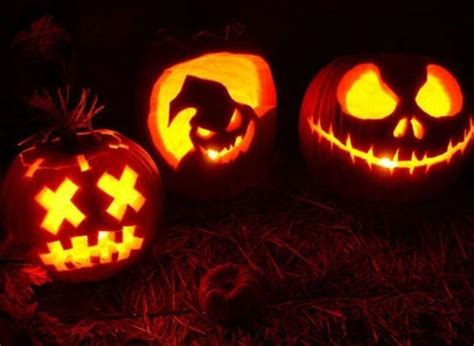 Tematické foto vyrezávanej tekvice Jack-o'-lantern