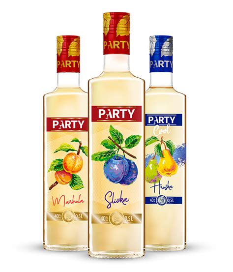 Fľaša Party Hruška 40% s kúskom hrušky a elegantným dizajnom