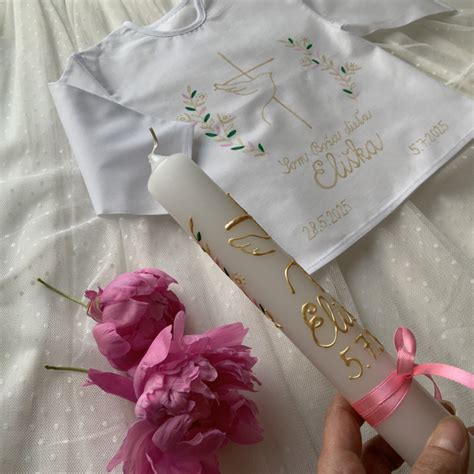 Fotografia personalizovanej krstnej košieľky