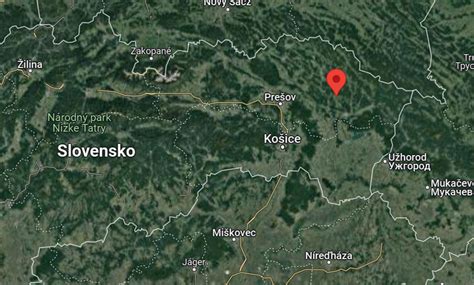 Mapa: Oblasť pôsobenia fotobúdky SVADBING na Východnom Slovensku