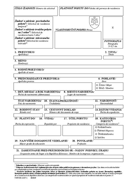 Schéma procesu podania žiadosti o pobyt: od podania na zastupiteľskom úrade až po udelenie povolenia policajným útvarom