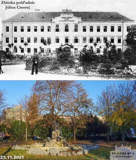 Fotografia vstupného portálu Sobášneho paláca s detailom nápisu a erbov