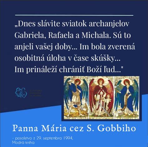 Infografika: úloha archanjelov Michala, Gabriela a Rafaela