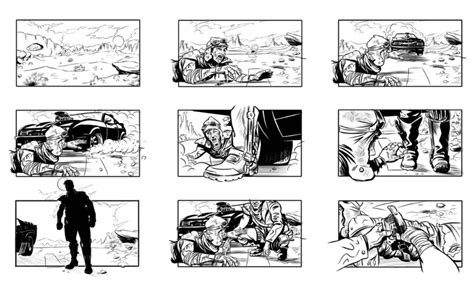 Storyboard pre animáciu torty