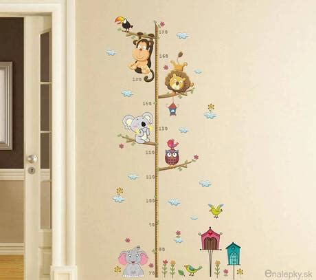 Nálepky na stenu s motívmi zvieratiek v škôlke (inšpirácia pre interiér)