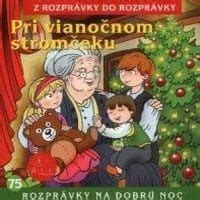 rodičia s deťmi pri vianočnom stromčeku, ktorí diskutujú