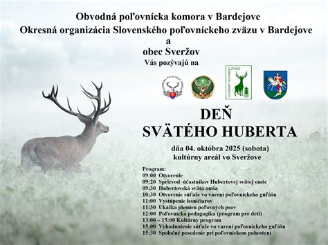 Fotografia z Dní svätého Huberta s poľovníckou tematikou