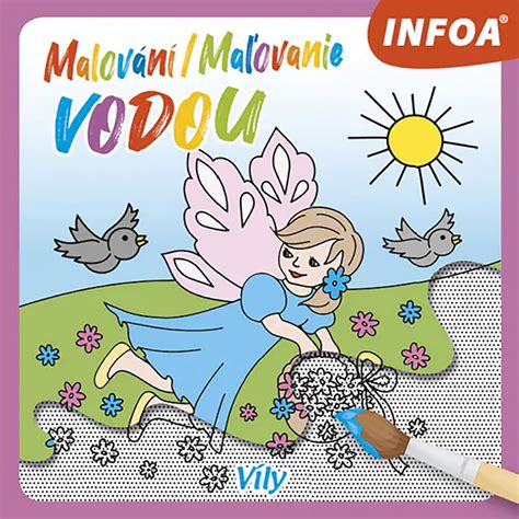 Dieťa maľujúce vodou v tematickej vianočnej knižke