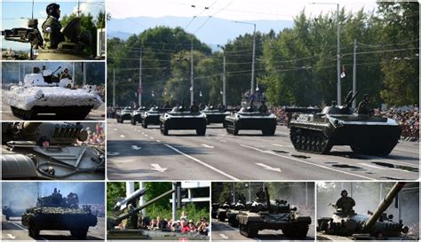 prehliadka vojenskej techniky na oslavách SNP