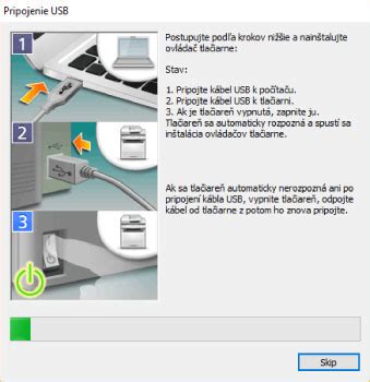 Ilustrácia pripojenia USB kábla