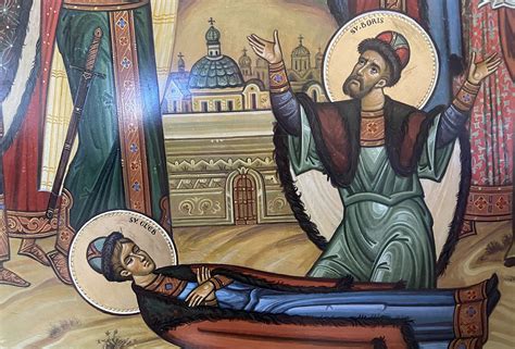 Historická ilustrácia pravoslávneho pohrebu v stredovekej Kyjevskej Rusi