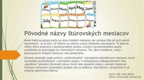 Infografika pôvodu anglických názvov mesiacov