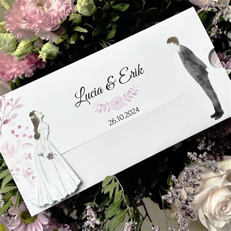 ukážka elegantných svadobných oznámení s ružovými motívmi