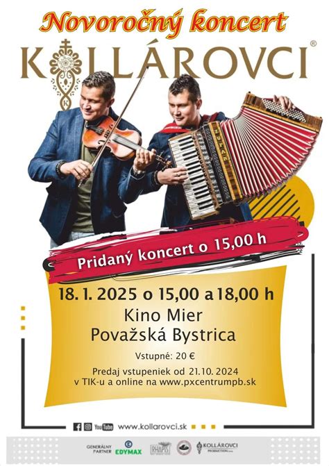 Programový plagát alebo vizuál pre Novoročný koncert Štátnej filharmónie Košice s motívmi slovenského folklóru