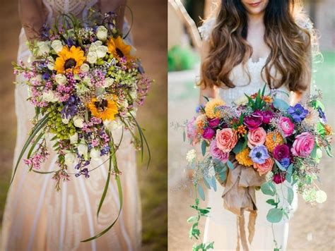 Svadobná kytica z lúčnych kvetov a kláskov v ľudovom štýle