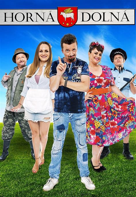 Tematická fotografia známeho televízneho seriálu Horná Dolná s hlavnými postavami