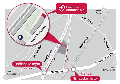 Mapa umiestnenia Smartshopu oproti OC Tesco Bardejov