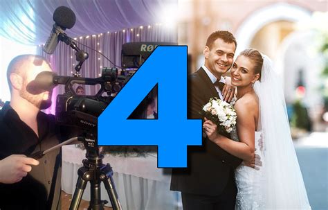 Profesionálny svadobný kameraman s technikou v akcii