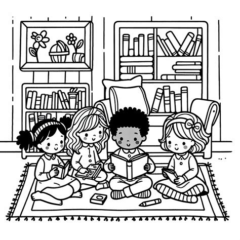 Ilustrácia ženy v pokoji a pohode, čítajúcej knihu vo svojom súkromí