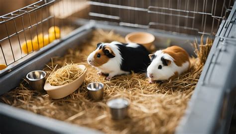 Schéma: Ideálne usporiadanie klietky pre morča s prvkami na hranie