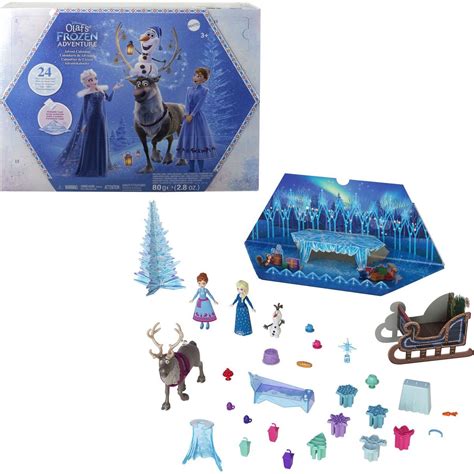 Fotografia: Mattel Disney Frozen Adventný kalendár s malými bábikami