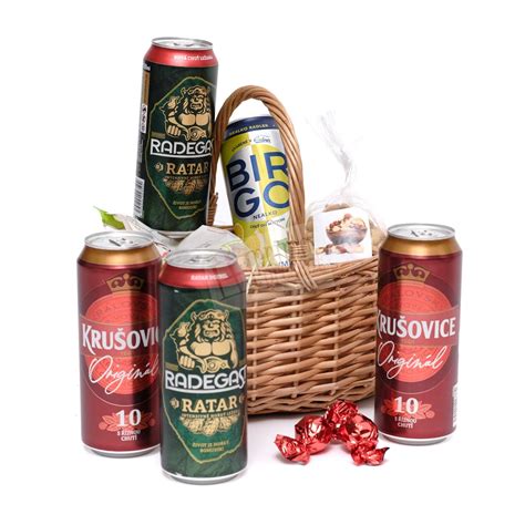 Darčekový balíček s pivom a pohármi