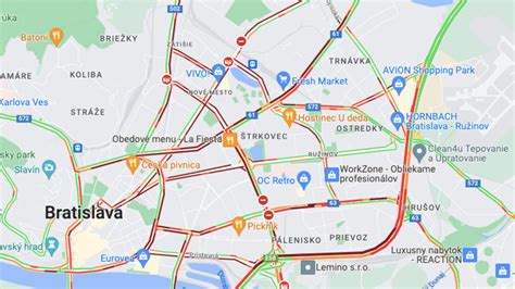 Informačná mapa svadobných lokalít v Bratislave a blízkom okolí