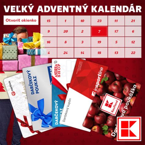 Fotografia adventného kalendára Kaufland s Mackom Dobroočkom