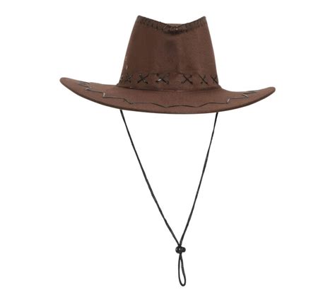 Ilustrácia rôznych typov klobúkov (sombrero, kovbojský klobúk)