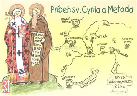 Infografika: mapa misijnej cesty sv. Cyrila a Metoda
