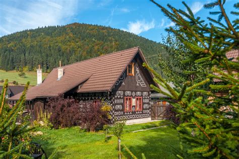 fotografia Žaškova s okolitou prírodou a chalupy Trnka