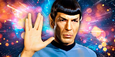Tematická fotografia postavy Spocka z franšízy Star Trek vykonávajúceho vulkánsky pozdrav