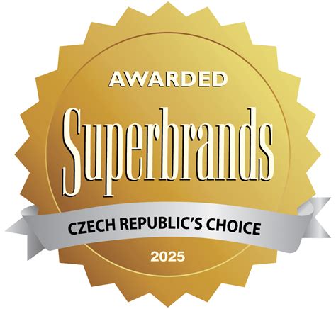 Certifikát CZECH SUPERBRANDS
