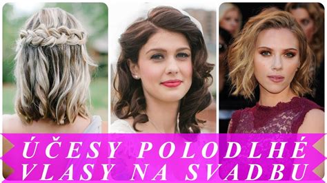 Koláž rôznych typov svadobných účesov pre polodlhé vlasy - vlny, drdol, polovičné vyčesanie, vrkoče.