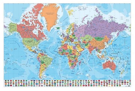 Mapa sveta, na ktorej sa dajú zaznačovať navštívené miesta