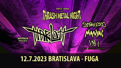 Koncert českej kapely PRŮMYSLOVÁ SMRT a P.F.A. v bratislavskom klube FUGA