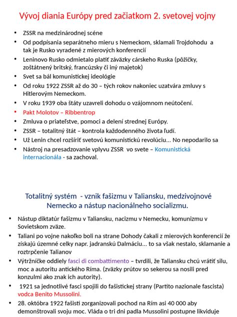 Schéma vzostupu fašizmu v Taliansku: od povojnovej krízy cez vznik Bojových zväzkov až po prevzatie moci.