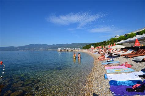 pláž Ploče v Rijeke s Modrou vlajkou